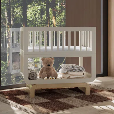 Ashley Storkcraft Santorini 3-in-1 Convertible Bassinet In Animal Print
