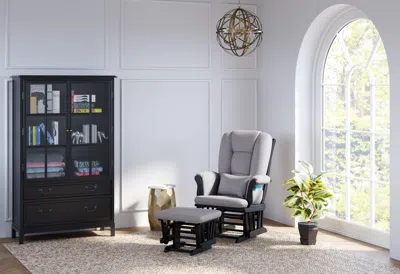 Ashley Storkcraft Tuscany Glider And Ottoman In Multi