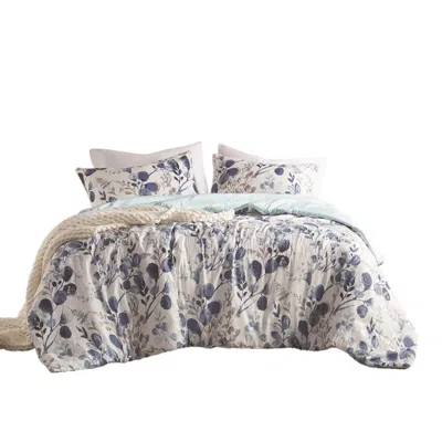Ashley Super Listing Gabby 3-piece Full/queen Comforter Set In Blue