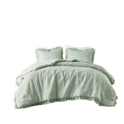 Ashley Super Listing Phoebe 3-piece King/california King Comforter Set In Gray