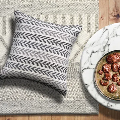 Ashley Suvii Home Allison Chevron Decorative Throw Pillow In Multi