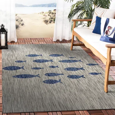 Ashley Suvii Home Animal Print 5' X 7' Area Rug In Gray