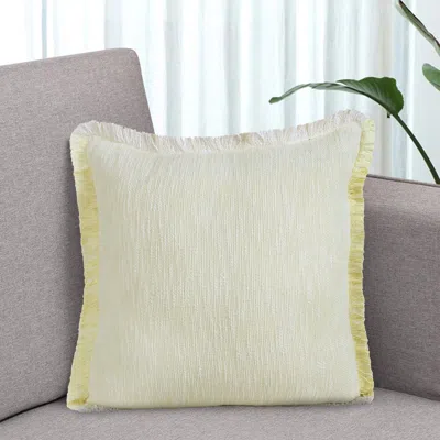 Ashley Suvii Home Athena Woven Decorative Throw Pillow In Yellow