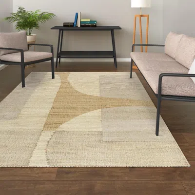 Ashley Suvii Home Avensa Abstract 8' X 10' Area Rug In Neutral
