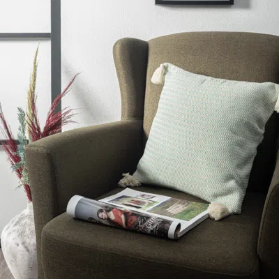 Ashley Suvii Home Bianca Decorative Throw Pillow In Blue
