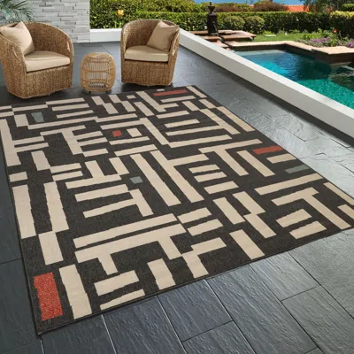 Ashley Suvii Home Brookside 8' X 10' Area Rug In Black