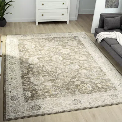 Ashley Suvii Home Coastal Cove 5' X 7'10" Area Rug In Gray