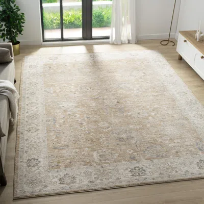 Ashley Suvii Home Coastal Cove 5' X 7'10" Area Rug In Neutral