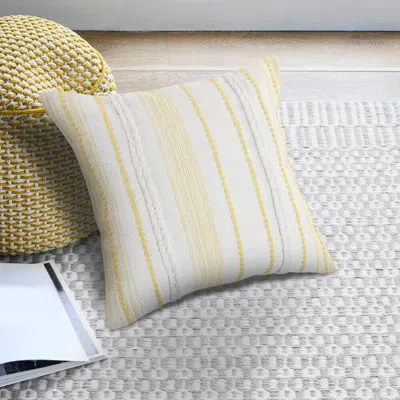 Ashley Suvii Home Ella Textured Decorative Throw Pillow In Multi