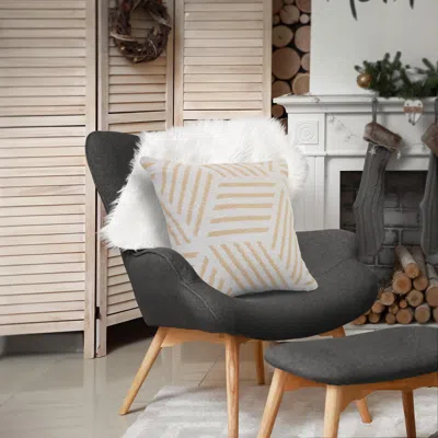 Ashley Suvii Home Eva Striped Decorative Throw Pillow In Multi