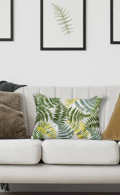 Ashley Suvii Home Fannie Lumbar Decorative Throw Pillow In Green