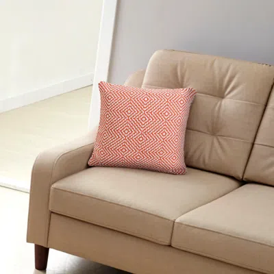 Ashley Suvii Home Gabriella Geometric Decorative Throw Pillow In Brown