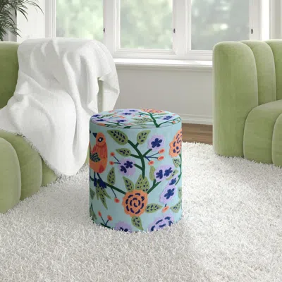 Ashley Suvii Home Iris Ottoman In Multi