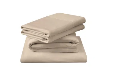 Ashley Tempur-pedic Tempur-adapt Luxe 4-piece King Sheet Set In Brown