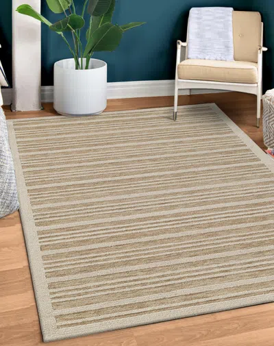 Ashley Terra By Obeetee Bare 2'7" X 8' Runner Rug In Brown