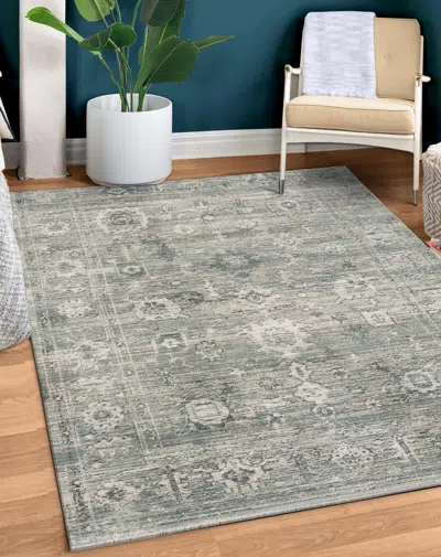 Ashley Terra By Obeetee Birch 4'11" X 7'7" Area Rug In Gray