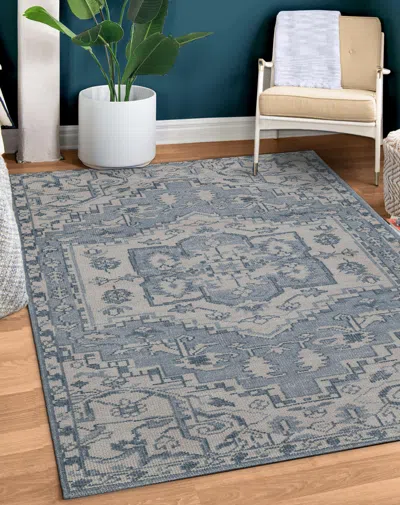 Ashley Terra By Obeetee Iqra 2'7" X 8' Runner Rug In Gray