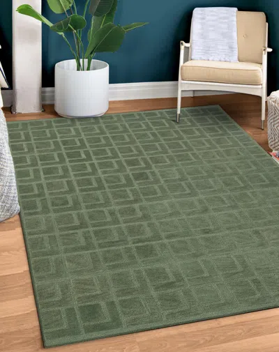 Ashley Terra By Obeetee Verde 2'1" X 3' Area Rug In Green