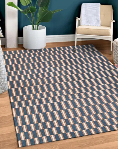 Ashley Terra By Obeetee Willa 8'10" X 11'9" Area Rug In Blue