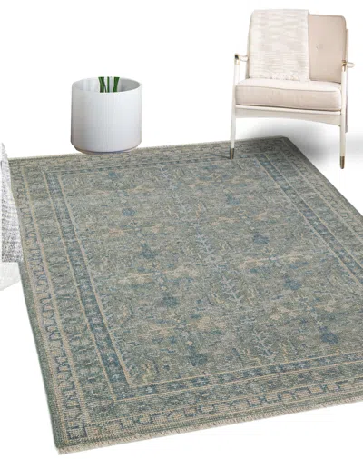 Ashley Terra By Obeetee Zuri 8'10" X 11'9" Area Rug In Green