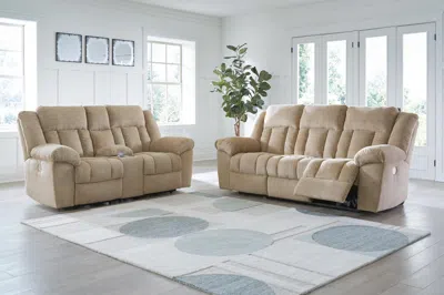 Ashley Tip-off Sofa And Loveseat In Multi
