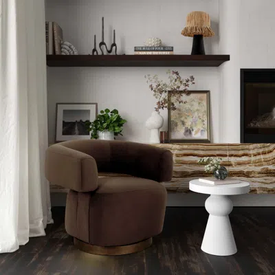 Ashley Tov Furniture River Accent Chair In Brown