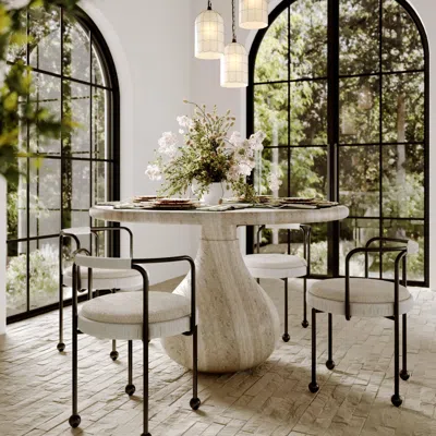 Ashley Tov Furniture Smooch Indoor/outdoor Dining Table In Brown
