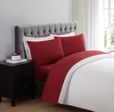 Ashley Truly Soft Everyday Queen Sheet Set In Red