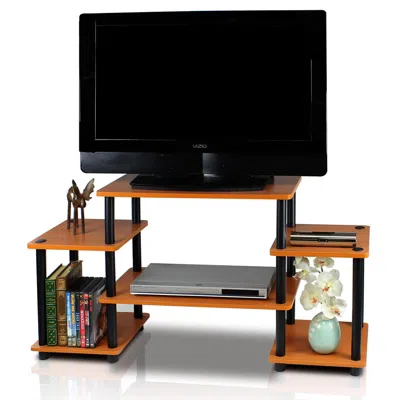 Ashley Turn-n-tube No Tools Entertainment Center In Black