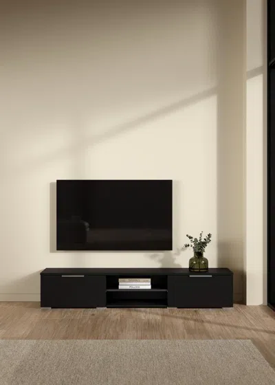 Ashley Tvilum Match 68" Tv Stand In Black