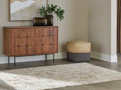 Ashley Uduak Medium Rug In Gray