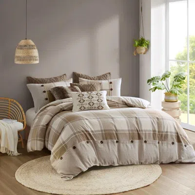 Ashley Urban Cabin 8-piece Queen Comforter Set In Brown