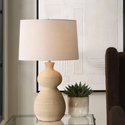Ashley Uttermost Pueblo Table Lamp In Brown