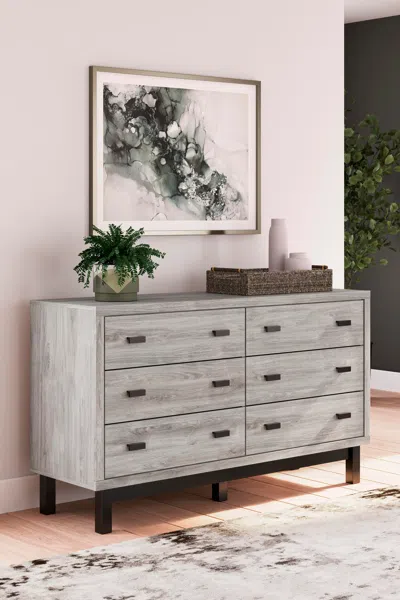 Ashley Vessalli 6 Drawer Dresser In Multi