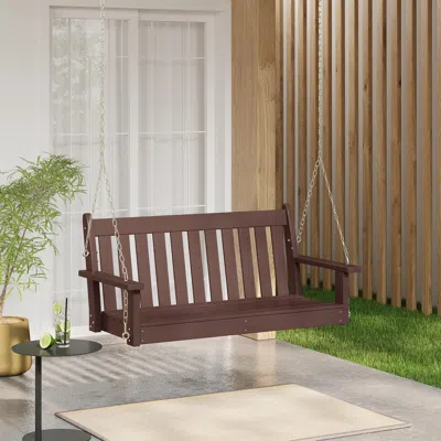 Ashley Westin Furniture Laguna Outdoor Swing In Brown
