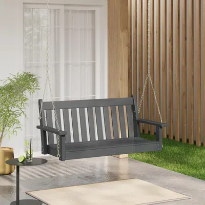 Ashley Westin Furniture Laguna Outdoor Swing In Gray