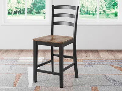 Ashley Wildenauer Counter Height Barstool In Black