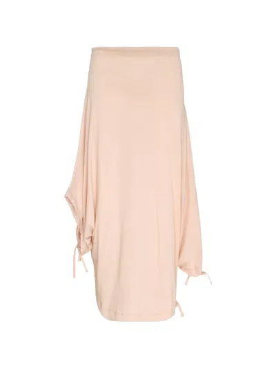 Ashley Williams Bed Time Tie-fastening Blouse In Neutral