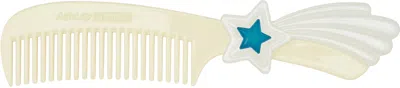 Ashley Williams Beige Shooting Star Comb Hair Clip In Cream