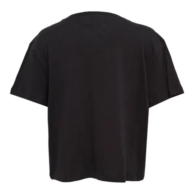 Ashley Williams Black Cropped T-shirt