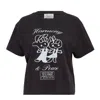 Ashley Williams Black Cropped T-shirt In Black