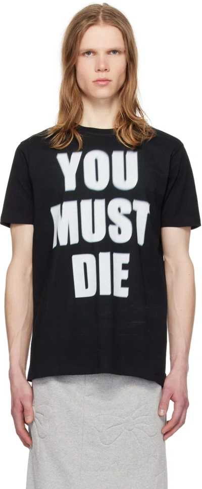 Ashley Williams Black 'die' T-shirt