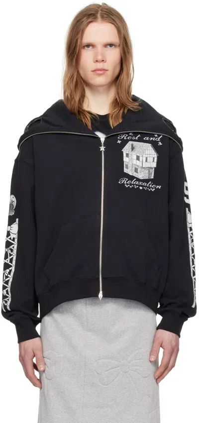 Ashley Williams Black Dreamless Butterfly Hoodie