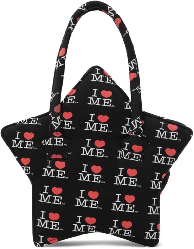 Ashley Williams Black 'i Heart Me' Bag In I Heart Me Black