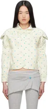 Ashley Williams Black Riot Blazer In Polka Dots
