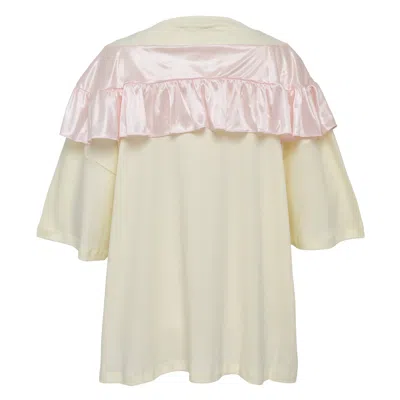 Ashley Williams Curtain T-shirt In Yellow