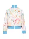 Ashley Williams Graphic-print High-neck Jacket In Multi