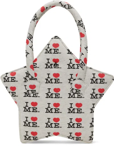 Ashley Williams Gray 'i Heart Me' Star Bag
