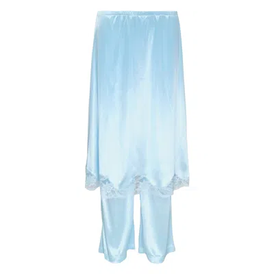 Ashley Williams Lingerie Trousers In Blue