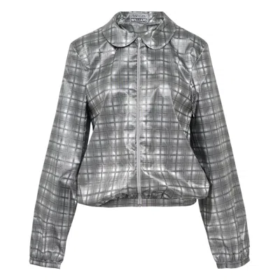 Ashley Williams Melo Wind Jacket In Gray